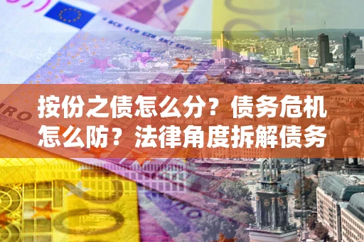 济南按份之债怎么分？债务危机怎么防？法律角度拆解债务分配与风险自保指南