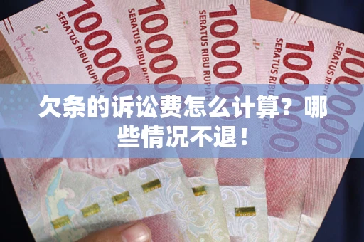 济南欠条的诉讼费怎么计算?哪些情况不退! 济南欠条的诉讼费怎么计算?哪些情况不退!
