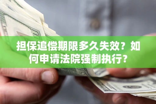 济南担保追偿期限多久失效？如何申请法院强制执行？