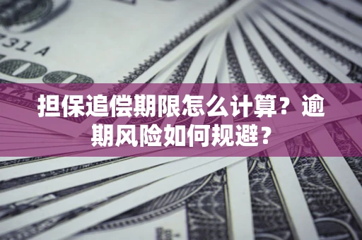 济南担保追偿期限怎么计算？逾期风险如何规避？