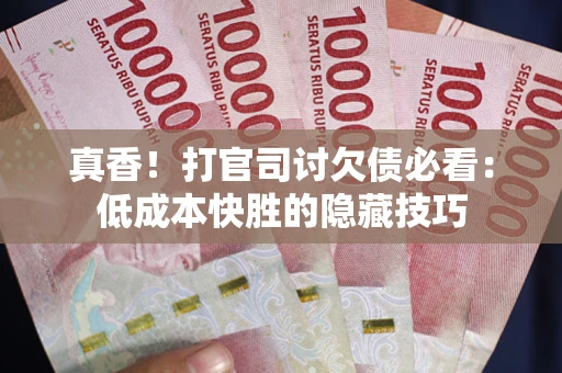 济南真香！打官司讨欠债必看：低成本快胜的隐藏技巧