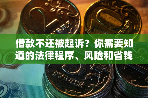 济南借款不还被起诉？你需要知道的法律程序、风险和省钱技巧